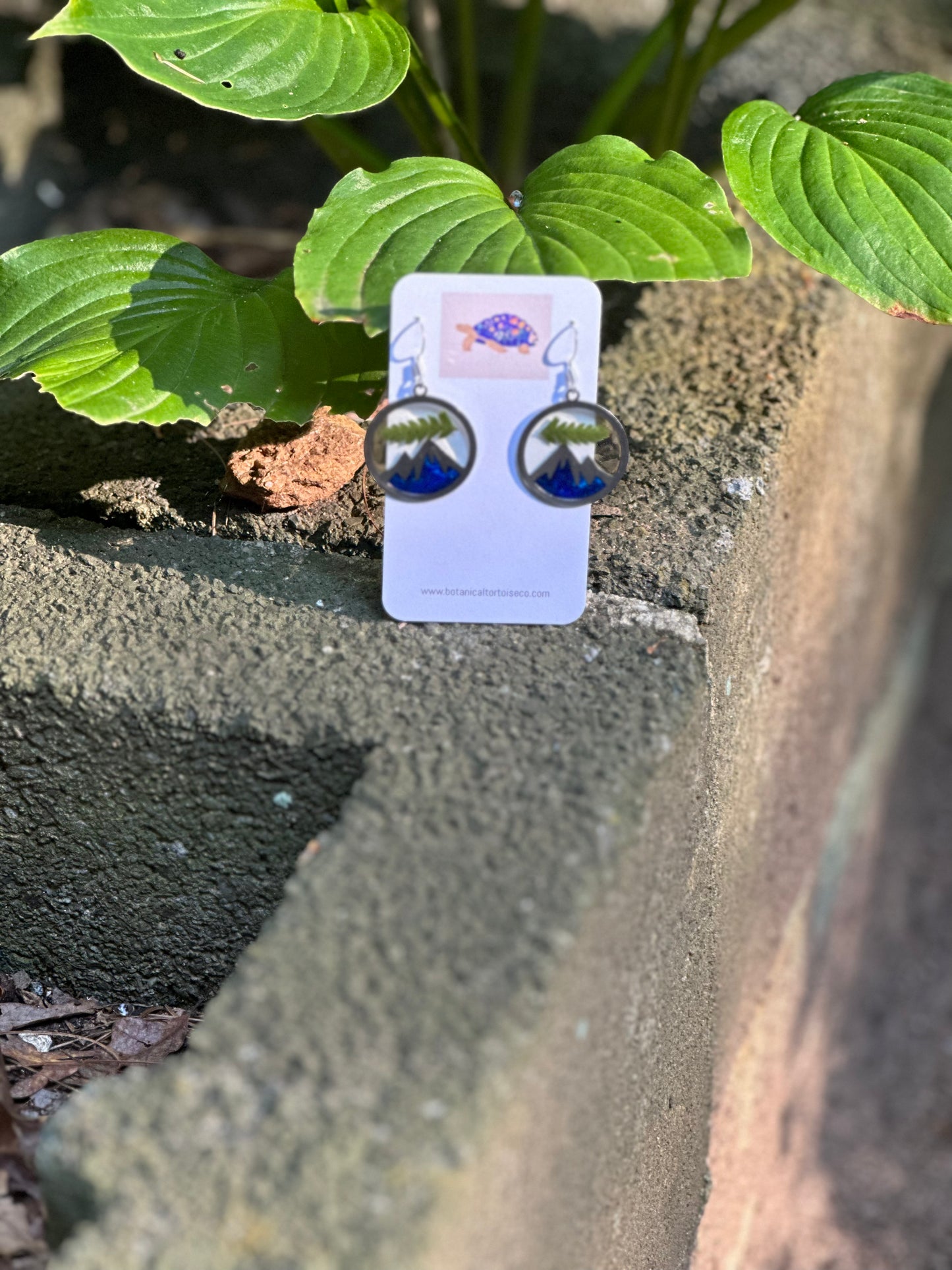 Blue Ridge Mountain Earrings